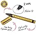 Metallic Markers Pens, Paint Marker Pens, Permanent Markers for Fabric, Rocks Painting Scrapbooking Wine Glass Art Projects Card Making Supplies, Set of 9 Colors(Medium Point)