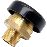 1/2 Inch Low Profile Vacuum Relief Valve Fit LFN36-M1 Water Heater Tank | WFSULEE Vacuum Relief Valve 1/2 Inch, Low Profile Vac Breaker Valve Fit Water and Heater Tanks Replace for LFN36-M1