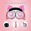 Kids-Headphones-Wired-LED-Glowing-Foldable-Adjustable-Over-Ear-Headphones-Safe-85dB-Volume-Limited-Cat-Ear-Headphones-for-KindleiPadChildrenTeensBoysGirls-Peach-1 esonstyle Kids Headphones, Wired LED Glowing Foldable Adjustable Over-Ear Headphones, Safe 85dB Volume Limited Cat Ear…