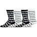 Music Cotton Crew Socks for Men Multi size 10-13