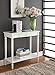 Convenience Concepts French Country 1 Drawer Hall Table with Shelf, White