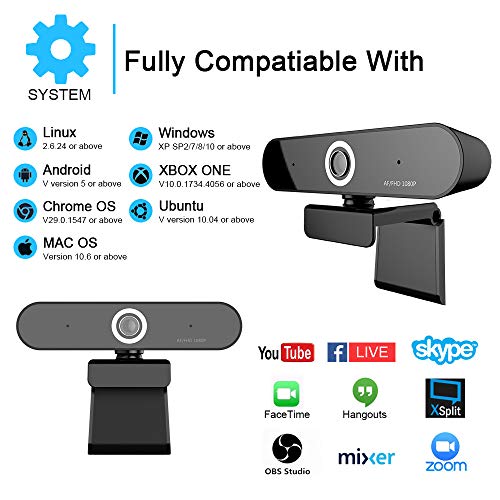 Fuvision-Webcam-Computer-Camera-1080PAuto-Focus-Web-Camera-with-Microphone-for-Laptop-or-Desktop-and-USB-WebCam-for-Live-StreamingVideo-Calling-and-Video-Conference