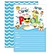 Your Main Event Prints Boy Emoji Pool Party Birthday Invitations, Summer Pool Party Bash, Splash Pad, Water Park Invites, 20 Fill In Pool Party Invitations With Envelopes