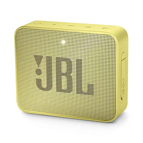 JBL Go 2 – Mini enceinte Bluetooth Portable – Étanche pour Piscine & Plage Ipx7 – Autonomie 5hrs – Qualité Audio JBL – Jaune