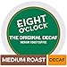 Eight O'Clock Coffee The Original Decaf, Single-Serve Coffee K-Cup Pods, Medium Roast, 12 Count (Pack of 6)