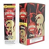ZIG-ZAG 2 Extra Wide Cherry Flavor Cigar Wraps 25pcs (one box) ((Cherry))