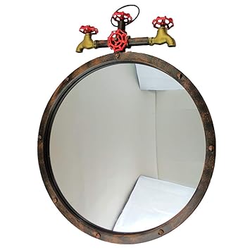 Amazon Com Qndydb American Wrought Iron Bathroom Mirror Faucet