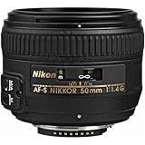 Nikon AF-S FX NIKKOR 50mm f/1.4G Lens with Auto Focus for Nikon DSLR Cameras