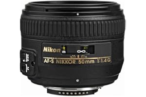 Nikon AF-S FX NIKKOR 50mm f/1.4G Lens with Auto Focus for Nikon DSLR Cameras