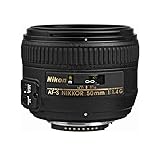 Nikon AF-S FX NIKKOR 50mm f/1.4G Lens with Auto