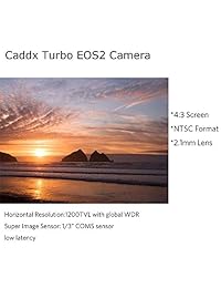 Crazepony Caddx Mini FPV Cámara EOS2 Turbo EOS2 4:3 1200TVL 0.083 in FOV 160 grados 1 3 CMOS NTSC para FPV Quadcopter Racing Drone), AXHJ24YC12819ZQAQ