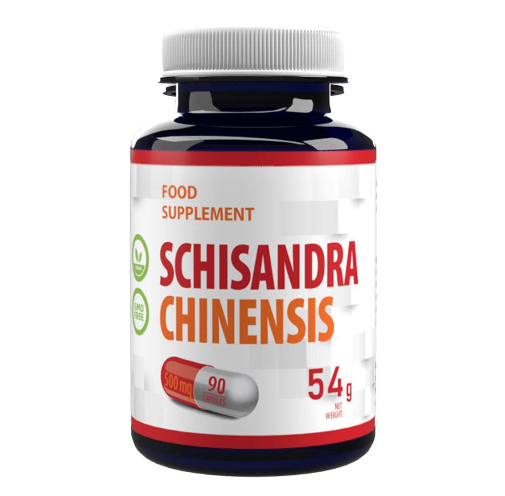 Hepatica Schisandra Chinensis 10,000mg Equivalent (500mg 20:1 Extract) | 90 Vegan Capsules | 10% Schisandrins | High Strength Adaptogen for Stress, Liver & Cognitive Support | 3rd Party Lab Tested