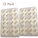 15 Pack Adhesive Replacement Pads for Pop Expanding Phone Stand and Grip, Replacement Adhesive Kit - Adhesives for Cell phone Stand Mount Holder Car Mount (15 Pack)