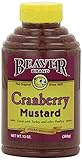 Beaver Cranberry Mustard Squeezable Bottle, 13 oz