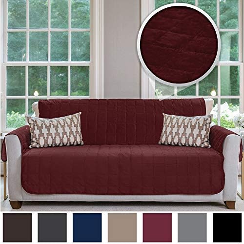Gorilla Grip Original Velvet Slip Resistant Large Sofa Protector for