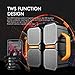 Bluetooth Speakers, Portable Bluetooth Speakers 5.0, 40W Super Power, Rich Woofer, Stereo Loud. Play for up to 40 Hours. Suitable for Family Gatherings and Outdoor Travel. (Black)
