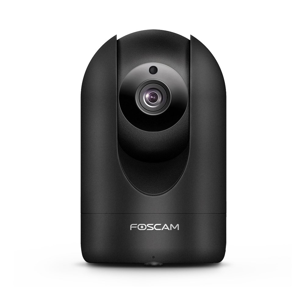 Foscam Home Security Camera, R2 Full HD 1080P WiFi IP Camera with Real-time 1080P Video at 25FPS, Pan Tilt 8X Digital Zoom, Motion Detection & Alert, Optional Cloud Service Available, Rubber Black by Foscam