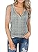 Ofenbuy Womens Tank Tops Summer Deep V Neck Sleeveless Loose Gym Workout Shirts
