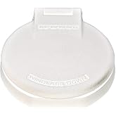 Lewmar Deck Foot Switch - Windlass Down for 12V, 24V Electric Windlass Operation, Hinged Cover Prevents Accidental Activation, Ready to Install, Single Direction Switch, White - 68000918