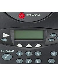 Polycom SoundStation 2 EX con 2 micrófonos incluidos (2200 16200 001) + (2200 16155 001) (certificado reacondicionado)