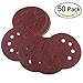 50pcs Hole Sanding Discs Grit Sandpaper Pads Orbital Sander