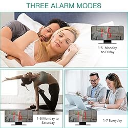 ORIA Projection Alarm Clock for Bedrooms, Alarm