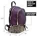 Dasein Fashion Designer Buffalo Leather Backpack with Bottom Zipper Compartment