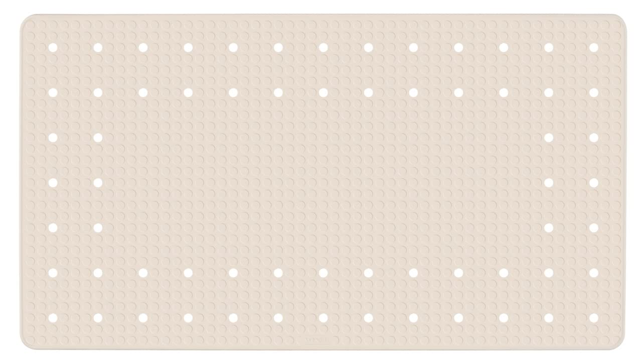 WENKO Alfombra baño Mirasol 69x39 cm, Beige, 42,5 x 6 x 6 cm