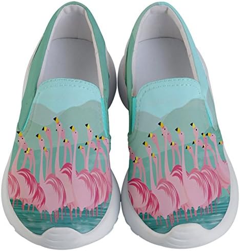 Unisex Kids Lightweight Sneaker Adorable Animals & Maltese Puppy Face Slip On Shoes for 2-13 Years Old