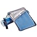 Syourself Microfiber Sports & Travel Towel with Travel Bag & Carabiner, Blue, XL:72