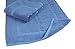 SALBAKOS 100% Turkish Cotton Bath Mat Set 2-Piece - 20x34 inch, Premium Quality Hotel & Spa Collection, Soft, Absorbent, Long Lasting, Durable Bathroom Rugs (Blue, 2 Bath Mats)