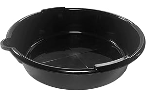 YIJU Oil Change Drain Pan,Motor Oil Drip Catcher Pan,Garage Tool Oil Resistant Heavy Duty 6.5L Auto Repair Basin Car Oil Chan