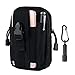 Tactical Pouch - Compact Water-resistant Molle EDC Utility Gadget Gear Tools Organizer - Bundled with Keychain Flashlight