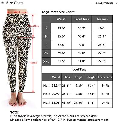 STYLEWORD Womens Yoga Pants with Pockets High Waist Workout Leggings Running Pants 5 STYLEWORD Womens Yoga Pants with Pockets High Waist Workout Leggings Running Pants