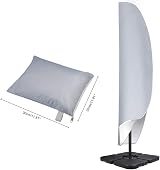 OKPOW Cantilever Parasol Cover Waterproof 280cm H 81cm Middle 30-45cm view 5