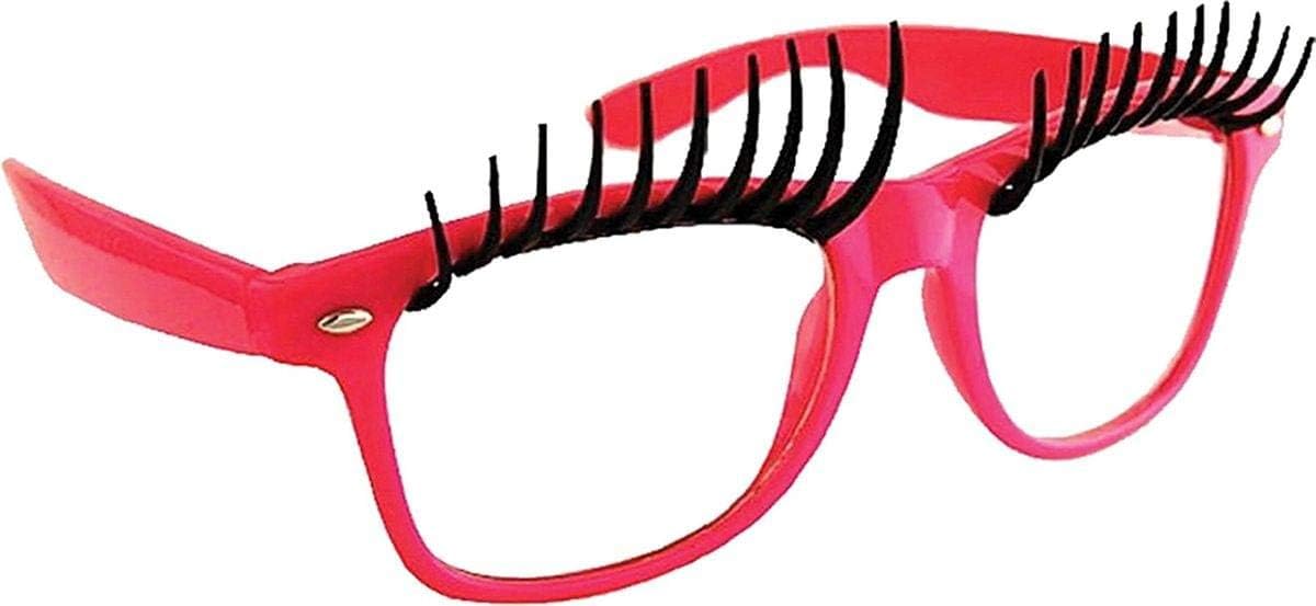 Pink Eyelash Sunglasses (Standard)