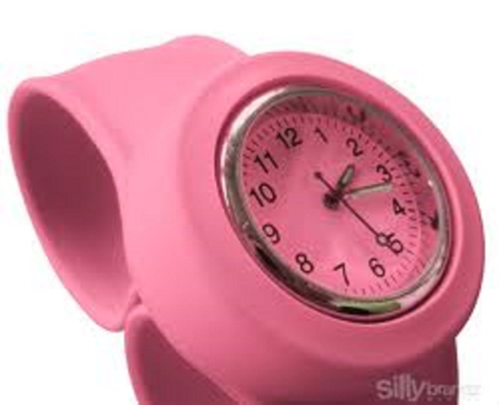 Silly Slapz! Slap Watch By Silly Bandz - Large Slap on Watch Pink