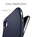 Spigen Liquid Air Designed for iPhone Xs Case (2018) / Designed for iPhone X Case (2017) - Midnight Blue