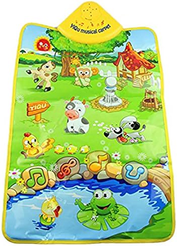 Music Carpet Mat - YIQU Music Sound Farm Animal Kids Baby Play Playing Mat Carpet Playmat Gym Toy