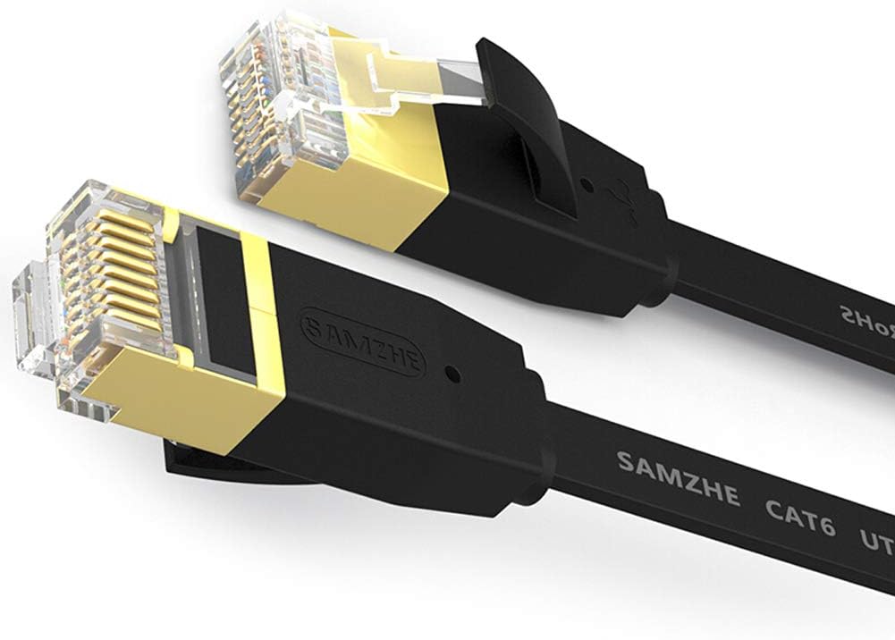 SAMZHE Cable, 10m Flat Network Cable Amazon.co.uk