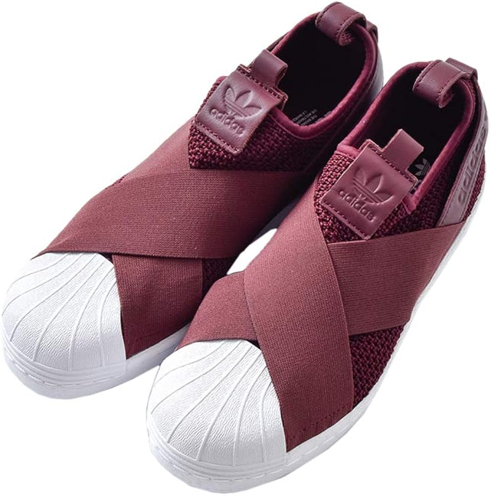 アディダス オリジナルス Originals エラスティックバンドスリッポン Superstar Slip On W 25 0cm レッドナイト Col 7371 Sssliponw 90 25 7371 Adidas アディダス ローファー スリッポン Amazon