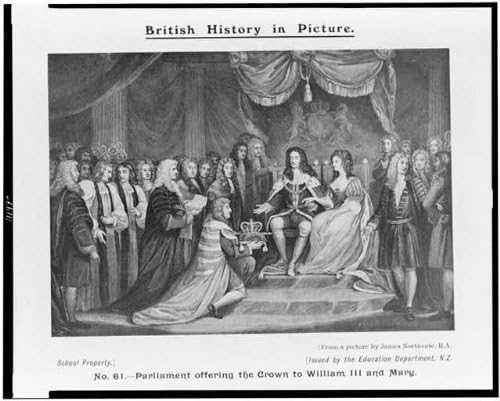Photographs - HistoricalFindings Photo: Crown to William III and Mary,England,James Northcote