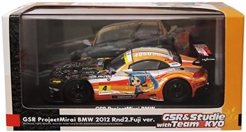 Hatsune Miku and Future Stars Project mirai GSR ProjectMirai BMW 2012 Round 2 Fuji ver. (1/32 scale made of ABS Painted minicar)
