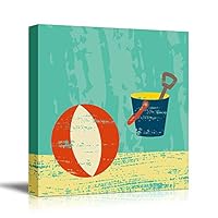 Canvas Wall Art Children's Drawing Canvas Prints Home Artwork Decoration for Children's Room,Bedroom - 12x12 inches