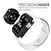 MoKo Case for Apple Watch, [2-pack] Rugged Flexible Stylized Soft TPU Round-the-Clock Protective Cover for Apple Watch 42mm Version (2015) - Black & White (Not Fit Apple Watch 38mm Version 2015)