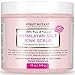 100% Natural Himalayan Salt Full Body Scrub 12 oz with Lychee Oil and Sweet Almond Oil- Best Body scrub, Deep Skin Exfoliator, Anti Cellulite, Body Wash, Moisturizer & Detox
