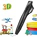 Nulaxy 3D Pen, 2019 Newest 3D Drawing Printing Pen with PLA Filament Refills, Speed&Temperature Control, Non-Clogging, Best Gift for Kids Adults Arts Crafts Model DIY, Easy to Use
