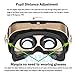 3D VR Glasses, 360 Degree Viewing Immersive VR Virtual Reality Headset 3D Movie Game Box For iPhone X 8 7 6/6s Plus, Samsung S8 S7 S6/Plus/Edge Note 8, Smartphones w/ 4.7 - 6.0in Screen Gold
