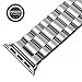 Watch Band Silver 42MM/44MM Stainless Steel Strap Wristband for Apple Watch Series4/3/2/1 All Version Comfortable Durable Folding Metal Clasp Classic Buckle Wrist Watch Strap,Updated Version
