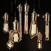 Vintage Edison Bulbs with Steeple Hairpin Filament, 40W Dimmable E26/E27 T30 Tubular Antique Light, Golden Finish Industrial Design Amber Warm 120V [6 Pack]